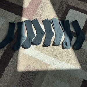 Reebok Black Athletic Crew Socks for Performance